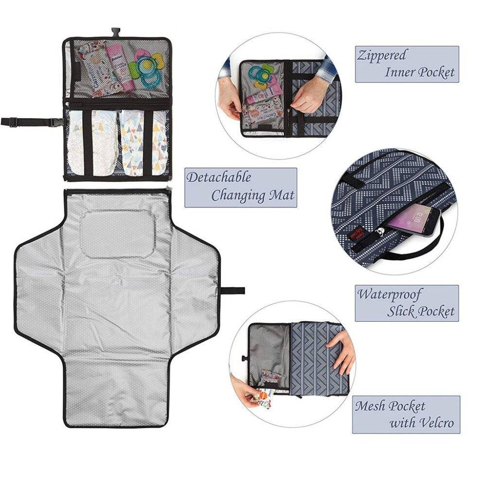 Waterproof Foldable Changing Mat for Newborns Best Sellers Other Phone Accessories Other Products Style: Tote Bag
