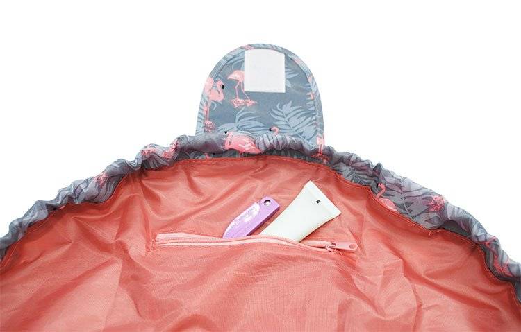 Flamingo Makeup Storage Organizers Bags Skin Care Women Cosmetic Jewel Drawstring Pouch Box Home Bathroom Organization Supplies